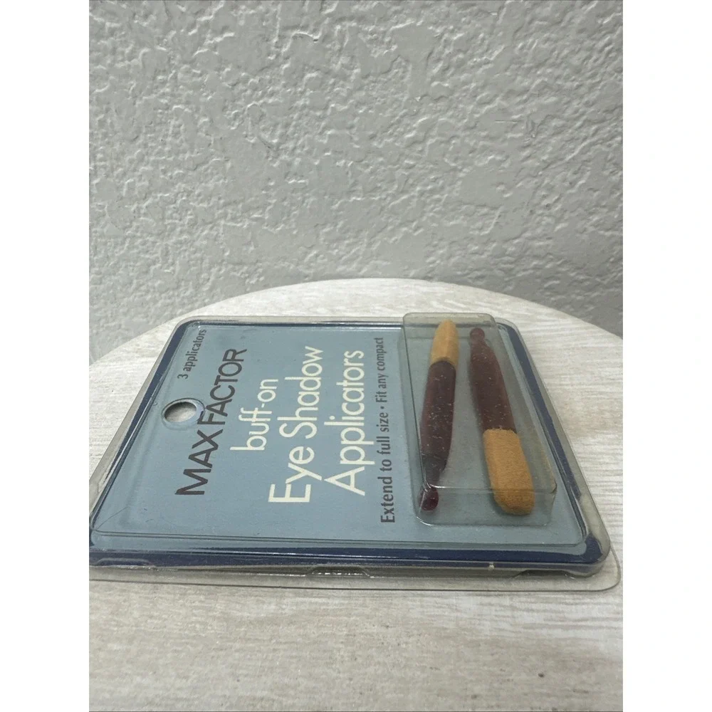 $25 🌙 Vtg 70s/ 80sMax Factor Eye Shadow Applicators‎ Box Collectible NEW